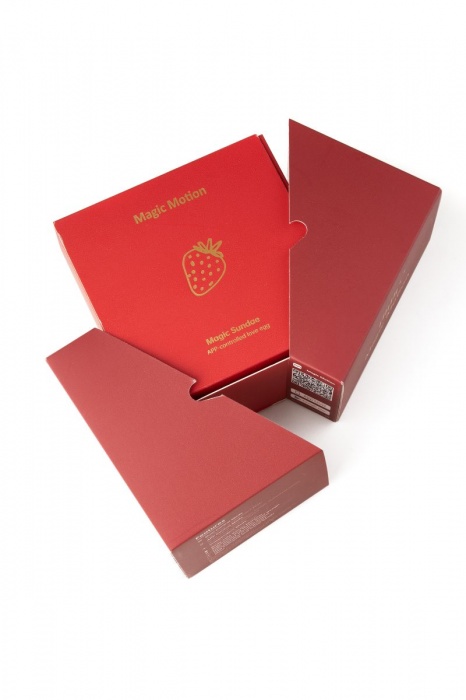 Красное виброяйцо Magic Motion Sundae - Magic Motion