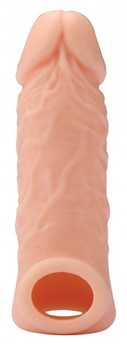 Телесная насадка EXTENDER WITH BALL STRAP 5.5 - 14 см. - Dream Toys - в Грозном купить с доставкой