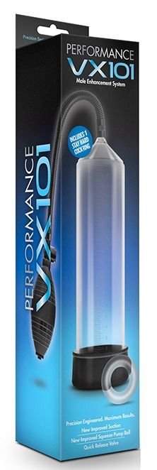 Прозрачная вакуумная помпа VX101 Male Enhancement Pump - Blush Novelties - в Грозном купить с доставкой