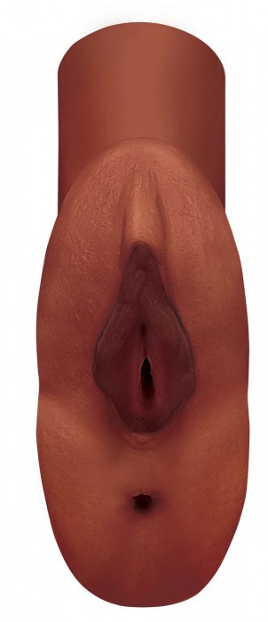Коричневый мастурбатор Perfect Pussy Double Stroker - Pipedream - в Грозном купить с доставкой