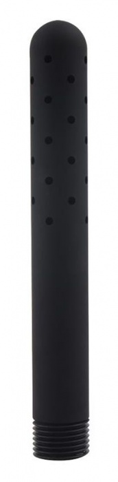 Черная насадка для анального душа ANAL DOUCHE - 15 см. - Dream Toys - купить с доставкой в Грозном