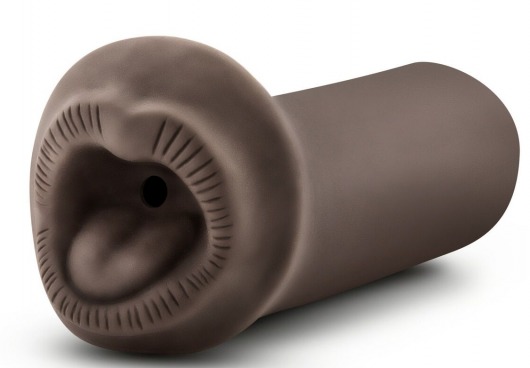 Коричневый мастурбатор-ротик Naughty Nicole - Blush Novelties - в Грозном купить с доставкой