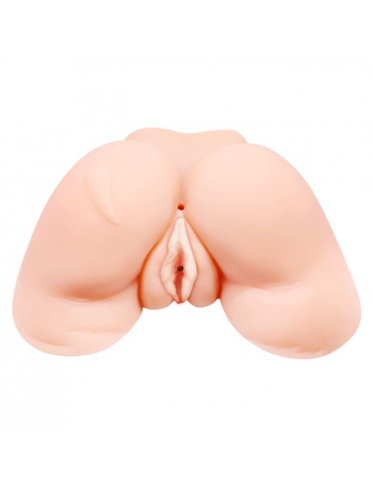 Телесная вибровагина Julie с 2 рабочими отверстиями - Baile - в Грозном купить с доставкой