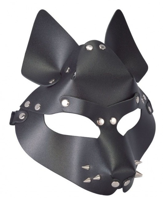 Черная маска Wolf с шипами - Sitabella - купить с доставкой в Грозном