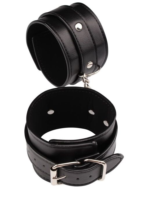 Черные оковы Classic Ankle Cuffs - Chisa - купить с доставкой в Грозном