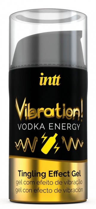 Жидкий интимный гель с эффектом вибрации Vibration! Vodka Energy - 15 мл. - INTT - купить с доставкой в Грозном