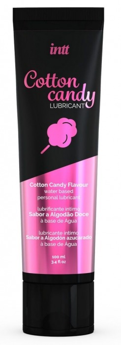 Интимный гель на водной основе Cotton Candy Lubricant - 100 мл. - INTT - купить с доставкой в Грозном