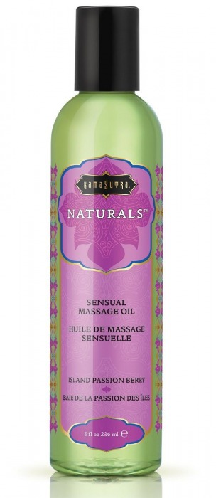 Массажное масло Naturals Island Passion Berry с ароматом тропических фруктов - 236 мл. - Kama Sutra - купить с доставкой в Грозном