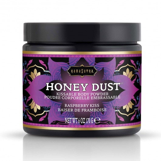 Пудра для тела Honey Dust Body Powder с ароматом малины - 170 гр. - Kama Sutra - купить с доставкой в Грозном