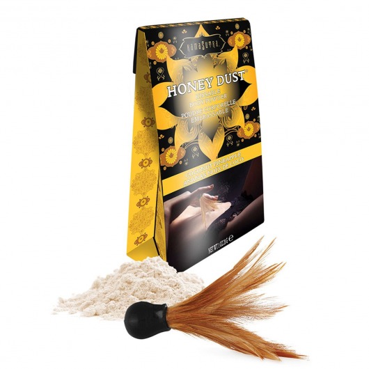 Пудра для тела Honey Dust Body Powder с ароматом кокоса и ананаса - 28 гр. - Kama Sutra - купить с доставкой в Грозном