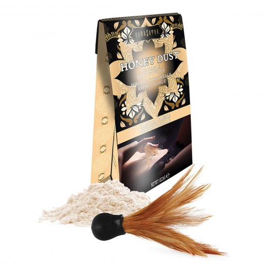 Пудра для тела Honey Dust Body Powder с ароматом ванили - 28 гр. - Kama Sutra - купить с доставкой в Грозном