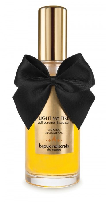 Массажное масло Light My Fire с ароматом карамели - 100 мл. - Bijoux Indiscrets - купить с доставкой в Грозном