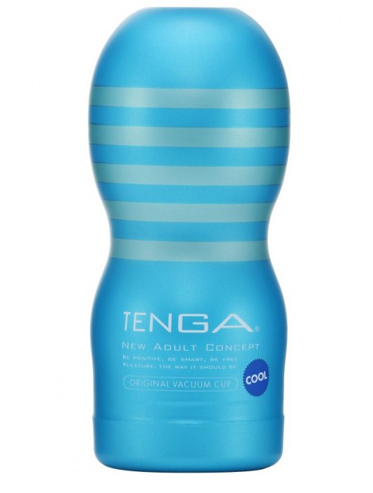 Мастурбатор с охлаждающей смазкой TENGA Original Vacuum Cup Cool - Tenga - в Грозном купить с доставкой