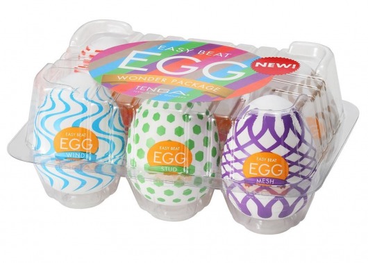 Набор из 6 мастурбаторов Tenga EGG IV с различным рельефом - Tenga - в Грозном купить с доставкой