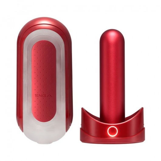 Красный мастурбатор Flip Zero Red   Warmer с подогревом - Tenga - в Грозном купить с доставкой
