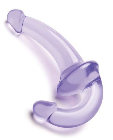 Фиолетовый безремневой страпон Strapless Strap-On - Lux Fetish - купить с доставкой в Грозном