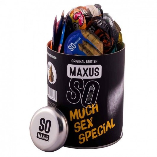 Текстурированные презервативы в кейсе MAXUS So Much Sex - 100 шт. - Maxus - купить с доставкой в Грозном