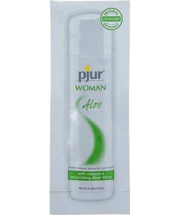 Лубрикант на водной основе pjur WOMAN Aloe - 2 мл. - Pjur - купить с доставкой в Грозном