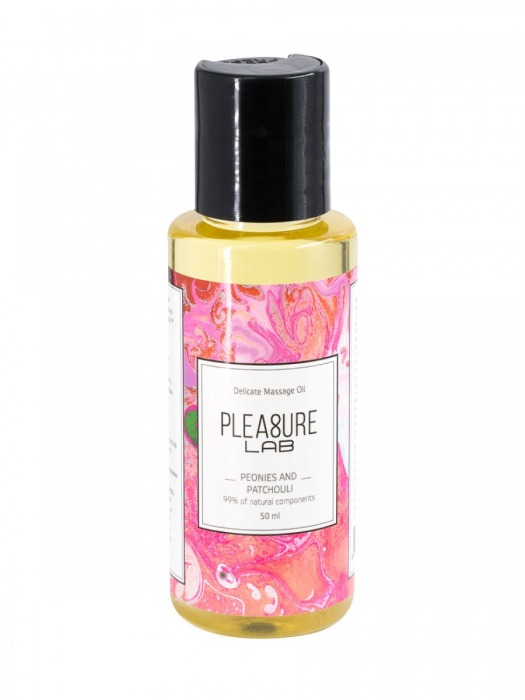 Массажное масло Pleasure Lab Delicate с ароматом пиона и пачули - 50 мл. - Pleasure Lab - купить с доставкой в Грозном