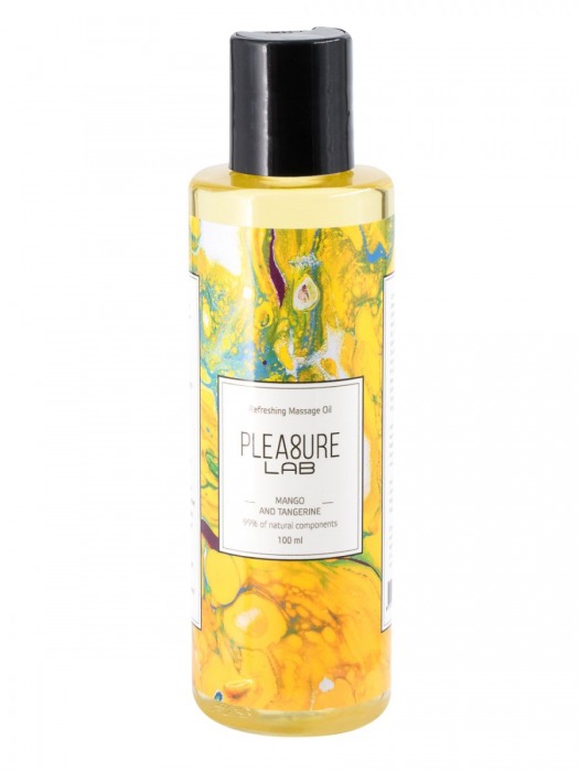 Массажное масло Pleasure Lab Refreshing с ароматом манго и мандарина - 100 мл. - Pleasure Lab - купить с доставкой в Грозном