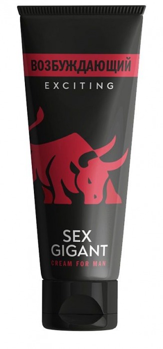 Возбуждающий крем для мужчин Sex Gigant - 80 мл. - Миагра - купить с доставкой в Грозном