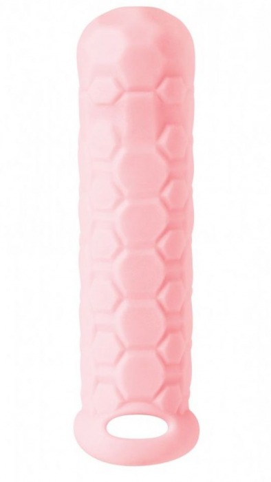 Розовый фаллоудлинитель Homme Long - 15,5 см. - Lola Games - в Грозном купить с доставкой