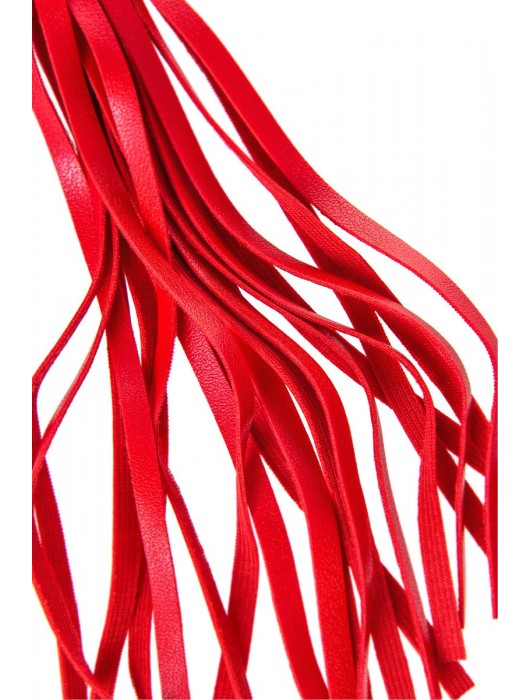 Красно-черный флоггер Anonymo - 28 см. - ToyFa - купить с доставкой в Грозном