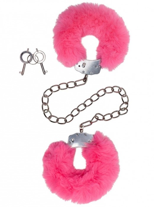 Металлические оковы с розовым мехом - Le Frivole - купить с доставкой в Грозном
