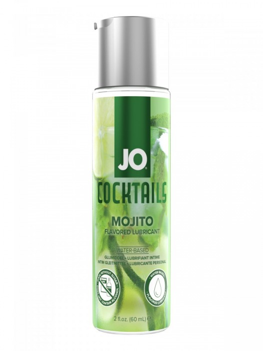 Вкусовой лубрикант на водной основе JO Cocktails Mojito - 60 мл. - System JO - купить с доставкой в Грозном