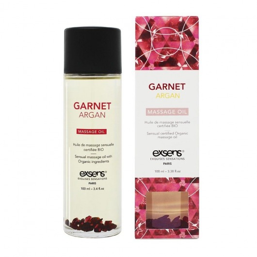 Органическое массажное масло GARNET ARGAN - 100 мл. - Exsens - купить с доставкой в Грозном