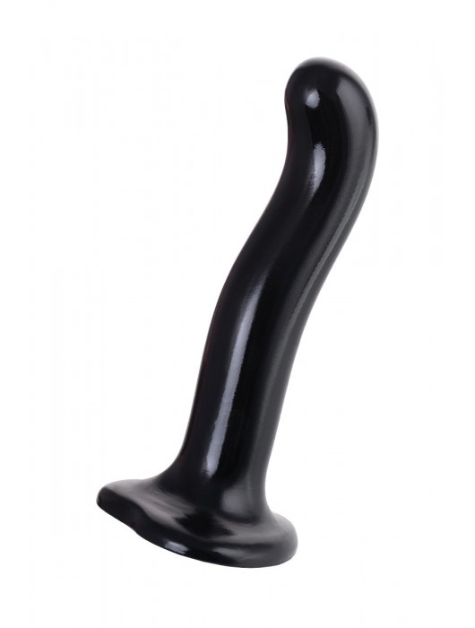 Черный стимулятор для пар P G-Spot Dildo Size M - 18 см. - Strap-on-me - в Грозном купить с доставкой