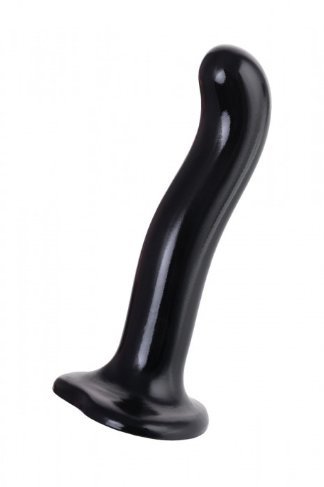Черный стимулятор для пар P G-Spot Dildo Size L - 19 см. - Strap-on-me - в Грозном купить с доставкой