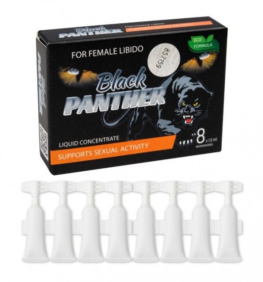 Пищевой концентрат для женщин BLACK PANTER - 8 монодоз (по 1,5 мл.) - Sitabella - купить с доставкой в Грозном