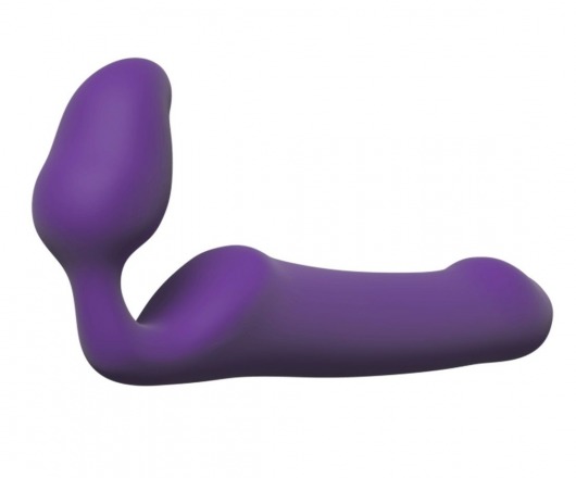 Фиолетовый безремневой страпон Queens L - Adrien Lastic - купить с доставкой в Грозном