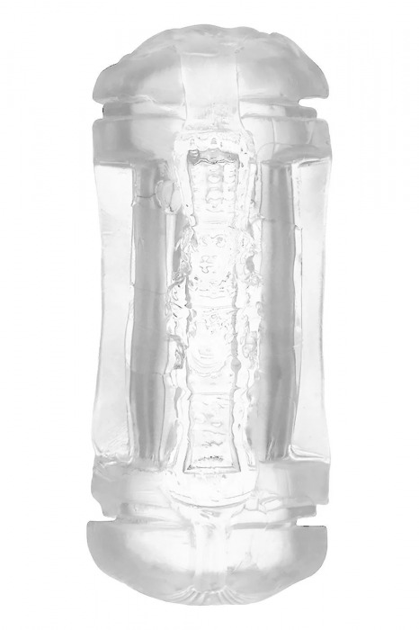 Прозрачный двусторонний мастурбатор Sophia - вагина и анус - Dream Toys - в Грозном купить с доставкой