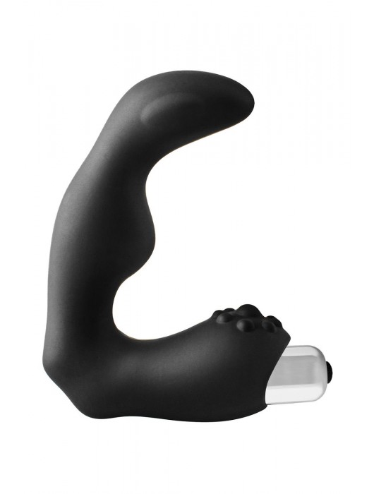 Черный вибромассажер простаты FantASStic Vibrating Prostate Massager - 11,3 см. - Dream Toys - в Грозном купить с доставкой