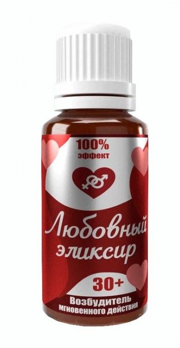 Возбудитель  Любовный эликсир 30+  - 20 мл. - Миагра - купить с доставкой в Грозном