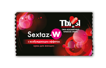 Возбуждающий крем для женщин Sextaz-W в одноразовой упаковке - 1,5 гр. - Биоритм - купить с доставкой в Грозном