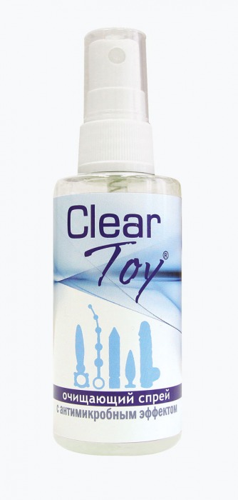 Очищающий спрей Clear Toy с антимикробным эффектом - 100 мл. - Биоритм - купить с доставкой в Грозном