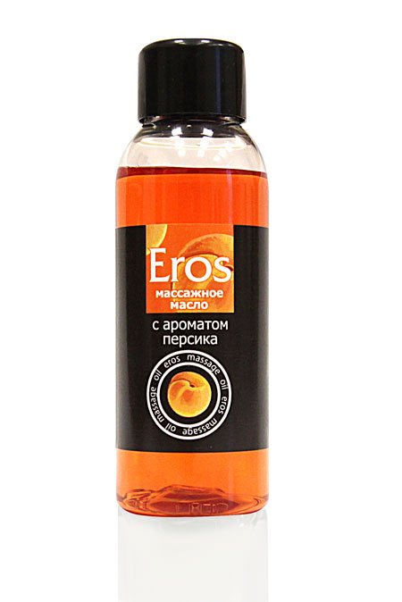 Массажное масло Eros exotic с ароматом персика - 50 мл. - Биоритм - купить с доставкой в Грозном