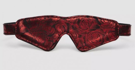 Двусторонняя красно-черная маска на глаза Reversible Faux Leather Blindfold - Fifty Shades of Grey - купить с доставкой в Грозном