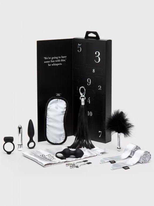 Эротический набор Pleasure Overload 10 Days of Play Gift Set - Fifty Shades of Grey - купить с доставкой в Грозном