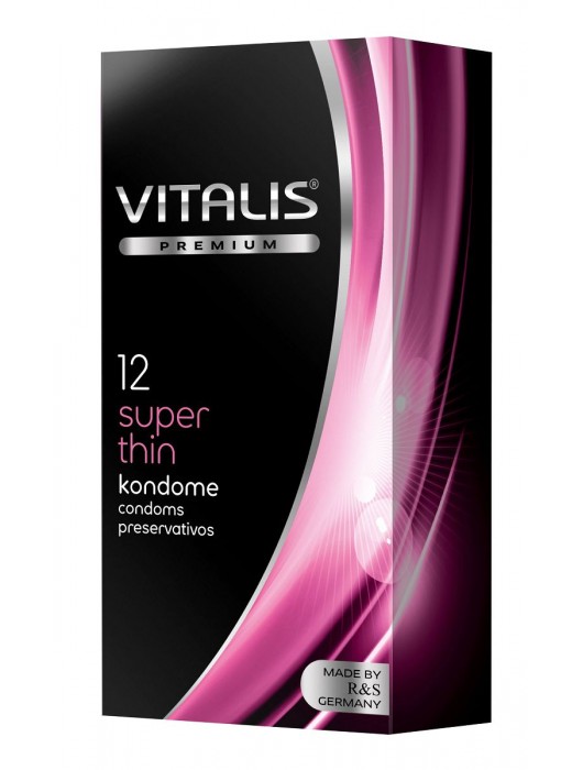 Ультратонкие презервативы VITALIS PREMIUM super thin - 12 шт. - Vitalis - купить с доставкой в Грозном