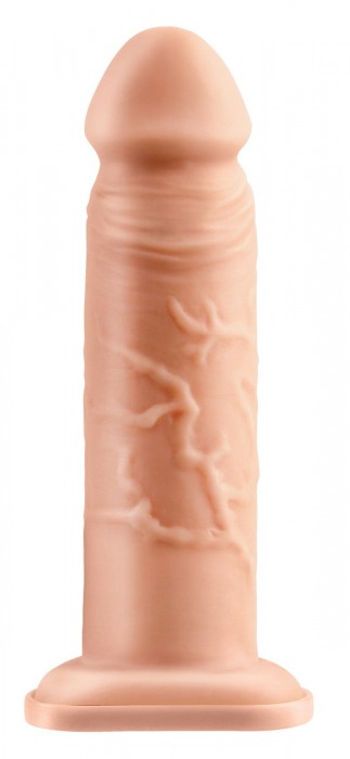 Телесный реалистичный фаллоимитатор с полостью Silicone Hollow Extension - 20 см. - Pipedream - купить с доставкой в Грозном