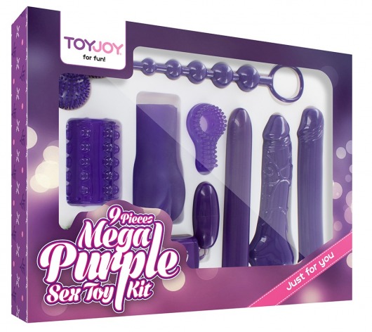 Эротический набор Toy Joy Mega Purple - Toy Joy - купить с доставкой в Грозном