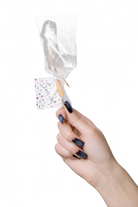 Прозрачный леденец в форме фаллоса со вкусом пина колады - Sosuчki - купить с доставкой в Грозном