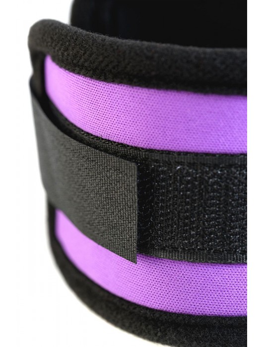 Наручники из неопрена фиолетового цвета - ToyFa - купить с доставкой в Грозном