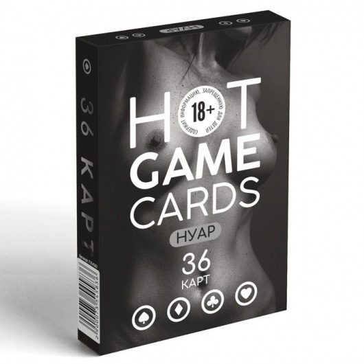 Игральные карты HOT GAME CARDS НУАР - 36 шт. - Сима-Ленд - купить с доставкой в Грозном