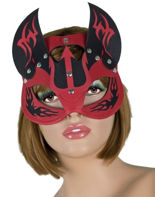 Маска дьяволицы с рожками - LOVETOY (А-Полимер) - купить с доставкой в Грозном