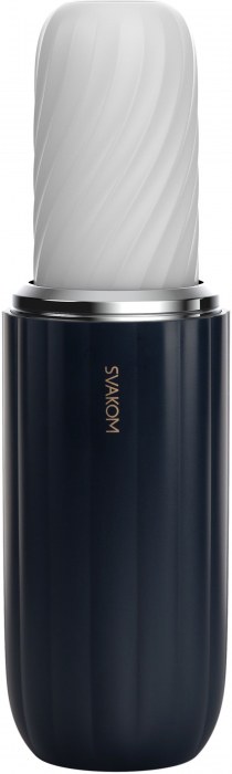 Черно-белый интерактивный мастурбатор Alex Neo 2 - Svakom - в Грозном купить с доставкой